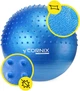 Мяч для фитнеса (фитбол) Cornix 55 см полумассажный Anti-Burst XR-0459 Blue - изображение 4
