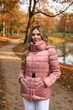 Куртка женская зимняя No Brand П761 пудровая размер S - изображение 8