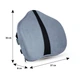 Ортопедическая подушка на спинку сиденья Correct Line Max от Correct Shape, чехол замша на дайвинге, цвет Серый, 37х36х8 см - изображение 1