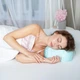 Ортопедическая подушка от морщин сна и утренней отечности кожи Beauty Balance, шёлковая наволочка, цвет Мята, 65х33х13 см - изображение 3