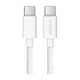 Кабель USB WALKER C860 Type-C to Type-C 65W 2м white - зображення 1