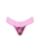 Жіночі трусики Victoria's Secret (2252133782) PINK WinkTM Lace-Trim Thong S рожеві - зображення 3