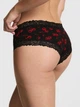 Жіночі трусики Victoria's Secret (292134352891) PINK Wink™ Lace-Trim Cheeky XS чорні - зображення 2