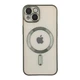 Чохол TPU Metallic Full Camera with Magsafe для iPhone 15 Green - изображение 1