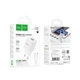 Зарядний комплект Hoco C147A Mini Charger 1USB-C/1USB PD/QC 20W(5V/3A) кабель Type-C to Lightning 1 метр Білий - зображення 2