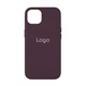 Протиударний Чохол Leather Case with MagSafe для iPhone 15 Pro Max Ink - зображення 1