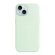Чохол Silicone Case with MagSafe для iPhone 15 Soft Mint - зображення 1