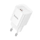 Зарядний пристрій Hoco C146A Mini Charger 1USB-C PD/QC 20W (5V/3A) Білий - зображення 1