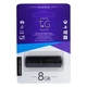 Флешка ЮСБ Flash Drive 8gb Classic 2.0 память 8 Гб Black - изображение 1
