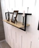 Настенная полка в стиле лофт EcoLoft Скайлін DSP-1410-1 Дуб Аппалачи - изображение 3