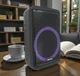 Колонка ZXX портативна акустична система 5000 mAh переносна 250 Вт Bluetooth два мікрофони підсвічування пульт ДУ чорний (8787) - зображення 6