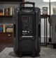 Колонка ZXX портативна акустична система 5000 mAh переносна 250 Вт Bluetooth два мікрофони підсвічування пульт ДУ чорний (8787) - зображення 10