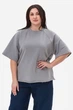 Футболка UNO сірого кольору 2XL (3044043) - изображение 1