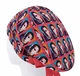 Медицинская шапочка женская HeadwearUniverse универсальная принт Эминем на коралловом - изображение 2