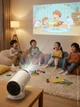 Проектор домашний кинотеатр LED портативный HD для просмотра фильмов сериалов игр на стену потолок компактный для дома квартиры отдыха - изображение 12