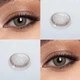 Серые контактные линзы ELITE Lens Айс Софт Грей 2 шт - изображение 1