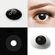 Чорні контактні лінзи ELITE Lens Блек 2 шт - зображення 7