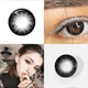 Чорні контактні лінзи ELITE Lens Блек Найт 2 шт - зображення 1