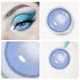 Фиолетовые контактные линзы ELITE Lens Айс Милк Амур 2 шт - изображение 6