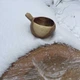 Деревʼяний кухоль (кукса) з дуба ручної роботи «Лісова легенда» (TA0182_7) - зображення 4