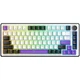Клавіатура Hator Hellyberry HK75 Mechanical Linear RGB USB UA White/Violet (HK75) - зображення 1