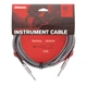 Кабель инструментальный D'ADDARIO PW-BG-10BG Custom Series Braided Instrument Cable - Grey (3m) - изображение 2