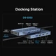 Док-станция Acasis DS-0202 14-in-1 HDMI USB Ethernet Серый (DB-2396) - изображение 7