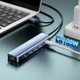 Док-станция Acasis DS-7HN6 с HDMI 4K@30Hz, Ethernet и зарядкой 100Вт Блакитный (DB-2280) - изображение 6