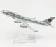 Модель літака Boeing 747 Qatar Airways 1:400 металева лита колекційна модель пасажирського авіалайнера 16 см - зображення 2