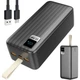 Повербанк Powerbank с быстрой зарядкой 40000 mAh 22,5W KLGO KP-93 Black (txn-20844) - изображение 4