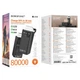 Павербанк Borofone BJ65B 80000 mAh 22.5W зі швидкою зарядкою PD20W+QC22.5W ліхтарем та вбудованими кабелями Type-C/Lightning/Micro/USB Black - зображення 9