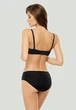 Комплект белья бюстгальтер балконет Франция Marc & André Collection BASIC LINE S8-2255в 75D-38 Черный - изображение 4
