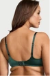 Комплект білизни Victoria’s Secret Deepest Green Shine Strap Push-Up Смарагдовий 34С-XS - зображення 3