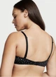 Комплект Victoria’s Secret(бюстгальтер+трусики бікіні)без push up,на кісточках .чорний з сріблястим 34С-S - зображення 3