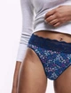 Набір мереживних трусиків Marks&Spencer модель High legs 12(40) 5 шт bright rose lace 0211 - зображення 3