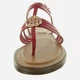 Женские сандалии Tommy Hilfiger 186493540 36 Красные (1159854665) - изображение 4
