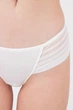 Жіночі труси стрінги Giulia Allegra 2201/20 XL White-whisper, трусики з сітчастими вставками, з мікрофібри, жіноча білизна - зображення 3