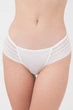 Жіночі труси стрінги Giulia Allegra 2201/20 XL White-whisper, трусики з сітчастими вставками, з мікрофібри, жіноча білизна - зображення 5