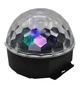 Диско шар светодиодный Led Party Light Magic Ball 18 см Черный для вечеринок с пультом ДУ и автоматической сменой цветов - изображение 5