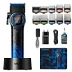 Машинка для стрижки акумуляторна VGR V-001 BLUE 10 Вт синя - зображення 1