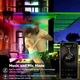 Вулична світлодіодна стрічка RGB 30 м IP68, водонепроникна з керуванням по Bluetooth і пультом, музичне підсвічування для саду, - зображення 3