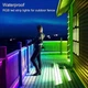 Вулична світлодіодна стрічка RGB 30 м IP68, водонепроникна з керуванням по Bluetooth і пультом, музичне підсвічування для саду, - зображення 4