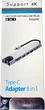 USB-хаб Dynamode 8-в-1 USB-Type-C to HDTV 4K/30Hz, RJ45, 1хUSB3.0, 1хUSB2.0, 1хUSB Type-C PD 100W Female, SD/MicroSD (BYL-2017L) - изображение 13