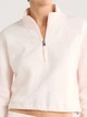 Толстовка на молнии на флисе без капюшона женская Calvin Klein 869609325 L Розовая (1159854546) - изображение 2