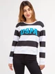 Свитшот женский U.S. Polo Assn 384343396 XL Черный с белым (1159854647) - изображение 1