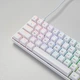 Клавиатура проводная Cyberlynx 60% механическая Red Switches с LED подсветкой белая - изображение 3