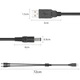 Кабель питания для вай-фай роутера с двойным проводом USB-DC (5.5х2.1 мм, питание 5В) - изображение 4