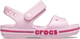 Крокси сандалії дитячі Crocs Bayaband Sandal Ballerina Pink/Candy Pink 32 - зображення 6