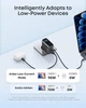 Сетевое зарядное устройство Anker 100W 3-Ports GaN Charger with Smart Display and USB-C Cable - Space Black (B121BGZ1) - изображение 6