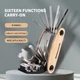 Мультитул EsLNF 16 функцій Bamboo корпус (FQ16) - зображення 4